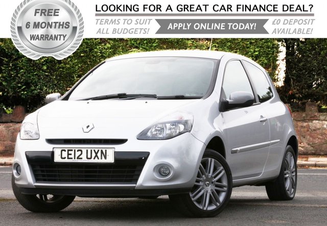 2012 12 Renault Clio 1.5 DYNAMIQUE TOMTOM DCI 3d 88 BHP
