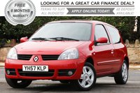 USED 2007 57 RENAULT CLIO 1.1 CAMPUS SPORT 16V 3d 75 BHP +++ FREE 6 months Autoguard Warranty included in screen price +++
