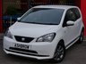 USED 2014 64 SEAT MII 1.0 I-TECH 3d 60 BHP SEAT PORTABLE SAT NAV WITH BLUETOOTH PHONE & MUSIC STREAMING, MANUAL 5 SPEED GEARBOX, COLOUR CODED EXTERIOR,  PRIVACY GLASS, 8 SPOKE BLACK ALLOY WHEELS, BLACK CLOTH INTERIOR, LEATHER STEERING WHEEL, ELECTRIC WINDOWS, AIR CONDITIONING, CD HIFI, AUX INPUT, REMOTE CENTRAL LOCKING, ISO FIX, FOLDING REAR SEATS, TYRE PRESSURE MONITORING SYSTEM, HEIGHT ADJUSTABLE DRIVERS SEAT.  1 OWNER FROM NEW, FULL SEAT SERVICE HISTORY, &pound;20 ROAD TAX (105 G/KM), VAT QUALIFYING.