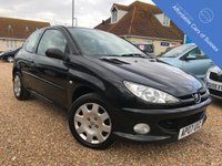 USED 2007 07 PEUGEOT 206 1.6 LOOK 3d AUTO 108 BHP Low Mileage, petrol automatic with FSH
