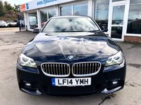 USED 2014 14 BMW 5 SERIES 2.0 520D M SPORT 4d AUTO 181 BHP **Steering wheel Paddles**