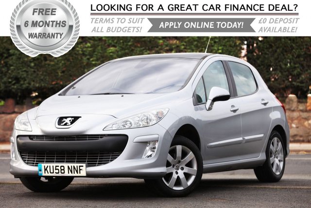 2008 58 Peugeot 308 1.6 SE 5d 118 BHP
