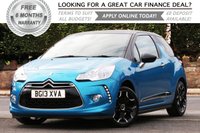 USED 2013 13 CITROEN DS3 1.6 E-HDI DSTYLE PLUS 3d 90 BHP +++ FREE 6 months Autoguard Warranty included in screen price +++