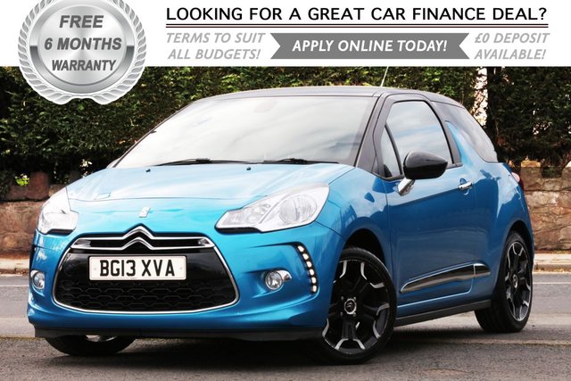 2013 13 Citroen DS3 1.6 E-HDI DSTYLE PLUS 3d 90 BHP