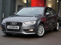 USED 2014 64 AUDI A3 SPORTBACK 1.6 TDI SE TECHNIK 5d 110 S/S SAT NAV, REAR ACOUSTIC PARKING SENSORS, CRUISE CONTROL, DAB DIGITAL RADIO, BLUETOOTH PHONE & MUSIC STREAMING, AUDI MUSIC INTERFACE FOR IPOD/USB DEVICES (AMI), LEATHER MULTIFUNCTION STEERING WHEEL, AIR CONDITIONING, CD HIFI WITH 2x SD CARD READERS, 1 OWNER FROM NEW, FULL AUDI SERVICE HISTORY, &pound;0 ROAD TAX (99 G/KM)