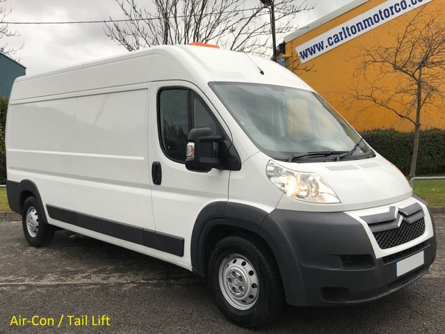 2013 13 Citroen Relay 130 Heavy 35 L3 H2 LWB panel van Low Mileage only 25k Tail Lift, Ex Lease, History Printout Free UK Delivery