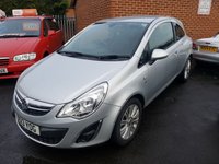 USED 2013 13 VAUXHALL CORSA 1.2 SE 3 DOOR LOW MILES - FULL MOT - GREAT SPEC