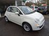 USED 2014 14 FIAT 500 1.2 CONVERTIBLE LOUNGE 3d 69 BHP Low Mileage, One Lady Owner from new, Service History + Just Serviced by ourselves, Minimum 9 months MOT, Great on fuel economy! Only &pound;30 Road Tax!