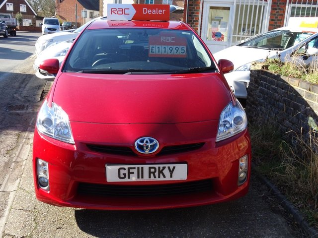 2011 11 Toyota Prius 1.8 T SPIRIT VVT-I 5d SELF-CHARGING HYBRID AUTOMATIC 99 BHP