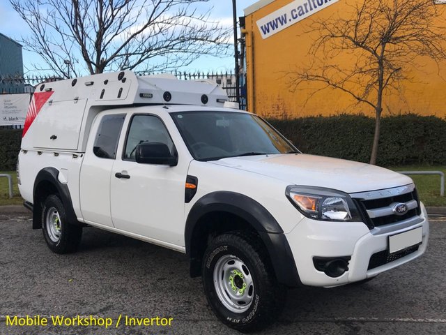 2012 12 Ford Ranger 2.5 XL 4X4 D/CAB TDCI 143 [ MOBILE WORKSHOP ] Van Ex NEDL, Free UK Delivery