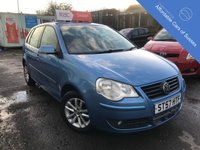 USED 2007 57 VOLKSWAGEN POLO 1.2 S 5d 68 BHP LOW MILEAGE ECONOMICAL GERMAN BUILT 5 DOOR HATCHBACK