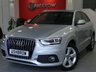 USED 2013 63 AUDI Q3 2.0 TDI QUATTRO S LINE 5d 140 S/S UPGRADE SAT NAV, UPGRADE 18 INCH 5 ARM ALLOY WHEELS, UPGRADE AUDI MUSIC INTERFACE FOR IPOD / USB DEVICES (AMI), UPGRADE PHONE PREP WITH BLUETOOTH & AUDIO STREAMING, UPGRADE NON SMOKING PACK, UPGRADE INCREASED BOOT VOLUME TO 460 LITRES, UPGRADE TYRE REPAIR KIT, PRIVACY GLASS, REAR ACOUSTIC PARKING SENSORS, QUATTRO 4 WHEEL DRIVE, LED XENON LIGHTS, BLACK 1/2 LEATHER INTERIOR, SPORT SEATS WITH ELECTRIC LUMBAR SUPPORT, AUTO LIGHT & WIPERS, FULL SERVICE HISTORY