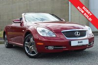 USED 2007 56 LEXUS SC 4.3 430 2d AUTO 282 BHP FULL LEXUS SERVICE HISTORY! STUNNING METALLIC RED! HUGE SPEC INCLUDING SAT NAV! HEATED AND AC SEATS! ELECTRIC HARD TOP! SIMPLY STUNNING!