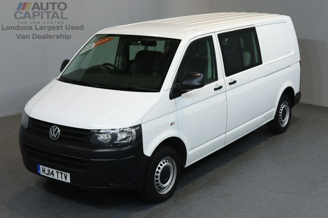 2014 14 VOLKSWAGEN TRANSPORTER 2.0 T32 TDI STARTLINE 102 BHP LWB 6 SEATER COMBI VAN