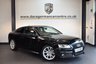 USED 2011 11 AUDI A5 2.7 TDI S LINE BLACK EDITION 2DR AUTO 187 BHP + FULL BLACK LEATHER INTERIOR + FULL AUDI SERVICE HISTORY + SATELLITE NAVIGATION + BLUETOOTH + HEATED SPORT SEATS + DAB RADIO + BANG AND OLUFSEN SPEAKERS + CRUISE CONTROL + HEATED MIRRORS + PARKING SENSORS + 18 INCH ALLOY WHEELS +