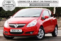 USED 2010 10 VAUXHALL CORSA 1.2 ENERGY CDTI ECOFLEX 3d 73 BHP +++ FREE 6 months Autoguard Warranty included in screen price +++