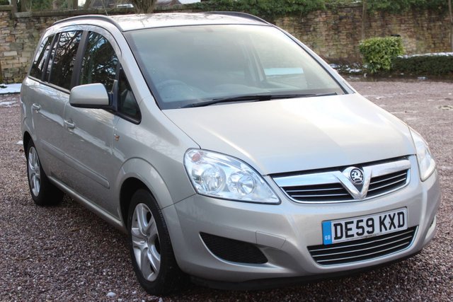 2009 59 Vauxhall Zafira 1.9 EXCLUSIV CDTI 5d AUTO 118 BHP