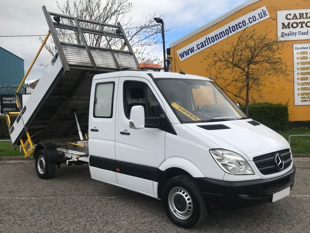 2011 11 Mercedes-Benz Sprinter 2.1 313 CDI 129 LWB D/CAB TIPPER / DROPSIDE REAR TOOL STORE RWD 