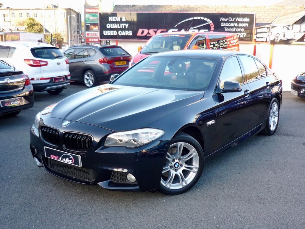 USED 2012 61 BMW 5 SERIES 2.0 520D M SPORT 181 BHP FULL YEARS MOT