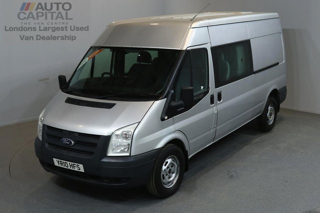 2010 10 FORD TRANSIT 2.4 350 100 BHP L3 H2 LWB MEDIUM ROOF 6 SEATER COMBI VAN