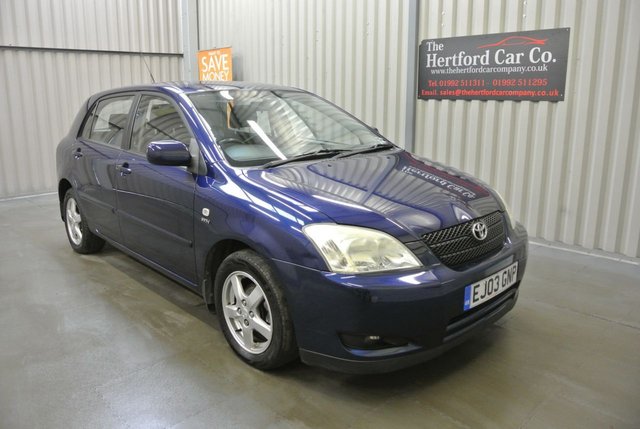 2003 03 Toyota Corolla 1.6 T3 VVT-I 5d 109 BHP