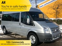 USED 2013 63 FORD TRANSIT 135 350 LWB 14 SEAT MINIBUS RWD LOW MILEAGE- FREE UK DELIVERY 