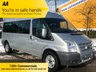 USED 2013 63 FORD TRANSIT 135 350 LWB 14 SEAT MINIBUS RWD LOW MILEAGE- FREE UK DELIVERY 