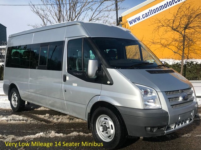 2013 63 Ford Transit 135 350 LWB 14 SEAT MINIBUS RWD LOW MILEAGE- FREE UK DELIVERY