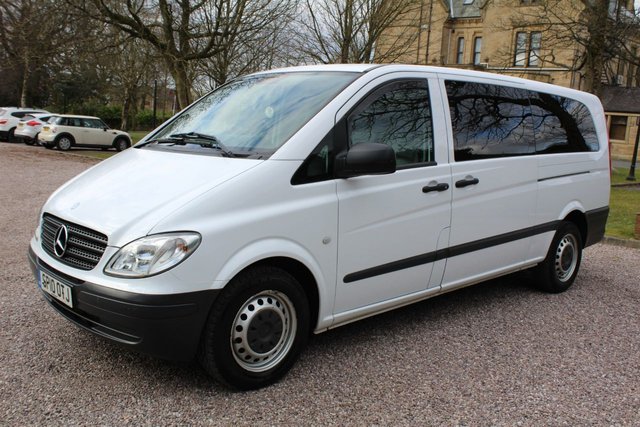2010 10 Mercedes-Benz Vito 2.1 111 CDI EXTRA LONG TRAVELINER LWB 1d AUTO 109 BHP