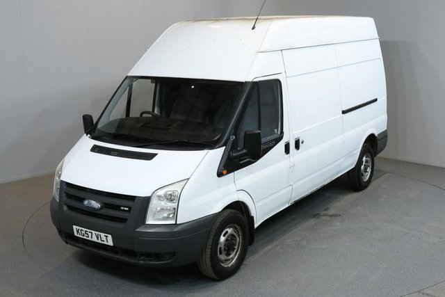 2007 57 FORD TRANSIT 2.4 350 100 BHP L3 H3 LWB HIGH ROOF NO VAT