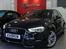 USED 2013 63 AUDI A3 SALOON 2.0 TDI S LINE 4d 150 S/S UPGRADE SAT NAV, UPGRADE S LINE SPORTS SUSPENSION, UPGRADE ELECTRIC LUMBAR SUPPORT, DAB RADIO, BLUETOOTH PHONE & MUSIC STREAMING, AUDI MUSIC INTERFACE FOR IPOD / USB DEVICES (AMI), LED XENON LIGHTS, FRONT FOG LIGHTS, HEADLAMP WASHERS, 18 INCH TWIN 5 SPOKE ALLOYS, BLACK 1/2 LEATHER, SPORT SEATS, LEATHER FLAT BOTTOM MULTI FUNCTION STEERING WHEEL, DUAL CLIMATE AIR CON, FULL SERVICE HISTORY, &pound;20 ROAD TAX (107 G/KM)