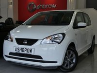 USED 2015 64 SEAT MII 1.0 I-TECH 5d 60 BHP SEAT PORTABLE SAT NAV WITH BLUETOOTH PHONE & MUSIC STREAMING, MANUAL 5 SPEED GEARBOX, COLOUR CODED EXTERIOR,  8 SPOKE BLACK ALLOY WHEELS, BLACK CLOTH INTERIOR, LEATHER STEERING WHEEL, ELECTRIC WINDOWS, AIR CONDITIONING, CD HIFI, AUX INPUT, REMOTE CENTRAL LOCKING, ISO FIX, FOLDING REAR SEATS, TYRE PRESSURE MONITORING SYSTEM, HEIGHT ADJUSTABLE DRIVERS SEAT.  1 OWNER FROM NEW, FULL SERVICE HISTORY, &pound;20 ROAD TAX (105 G/KM), VAT QUALIFYING.