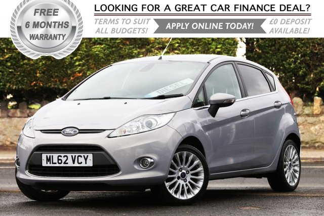 2012 62 Ford Fiesta 1.4 TITANIUM TDCI 5d 69 BHP