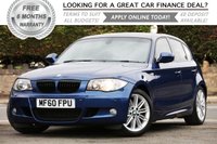 USED 2010 60 BMW 1 SERIES 2.0 118D M SPORT 5d 141 BHP +++ FREE 6 months Autoguard Warranty included in screen price +++