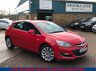 USED 2014 14 VAUXHALL ASTRA 1.6 ELITE 5 Door 113 BHP Power Red Black Heated Leather Huge Spec Inc Full Black Leather Heated Seats Air Con Front & Rear Heated Screen Ex Motability Car