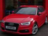 USED 2014 14 AUDI A3 SPORTBACK 2.0 TDI S LINE 5d AUTO 150 S/S &pound;30 ROAD TAX, FULL SERVICE HISTORY, UPGRADE COMFORT PACK, UPGRADE CRUISE, UPGRADE REAR PARKING SENSORS, UPGRADE ALUMINIUM ROOF RAILS, UPGRADE PRIVACY GLASS, DAB, BLUETOOTH PHONE & AUDIO STREAMING, XENON HEADLIGHTS W/ LED DAYTIME RUNNING LIGHTS, AUDI DRIVE SELECT, AUTO LIGHTS + WIPERS, TYRE PRESSURE MONITORING, DUAL ZONE CLIMATE A/C, AUDI MUSIC INTERFACE FOR IPOD / USB, AUTO DIMMING REAR VIEW MIRROR, DIGITAL SPEED DISPLAY, ELECTRICALLY ADJUSTABLE HEATED DOOR MIRRORS