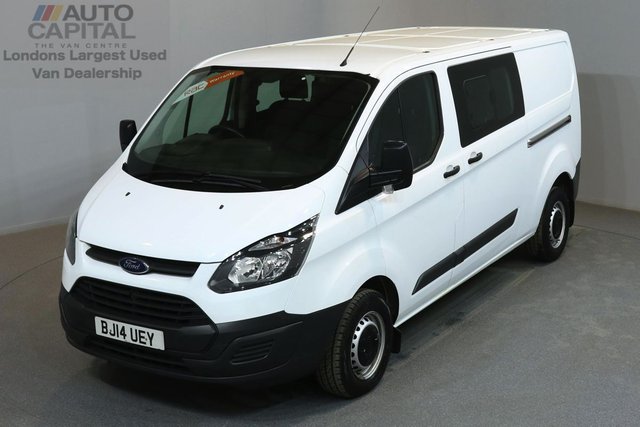 2014 14 FORD TRANSIT CUSTOM 2.2 290 DCB 99 BHP L2 H1 LWB LOW ROOF 6 SEATER COMBI VAN