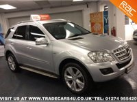 USED 2010 60 MERCEDES-BENZ ML 350 CDI DIESEL BLUE EFF SPORT AUTO 4WD  UK DELIVERY* RAC APPROVED* FINANCE ARRANGED* PART EX