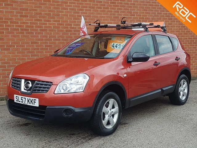 2007 57 Nissan Qashqai 1.6 VISIA 5d  -- ROOF RACK INCLUDED --