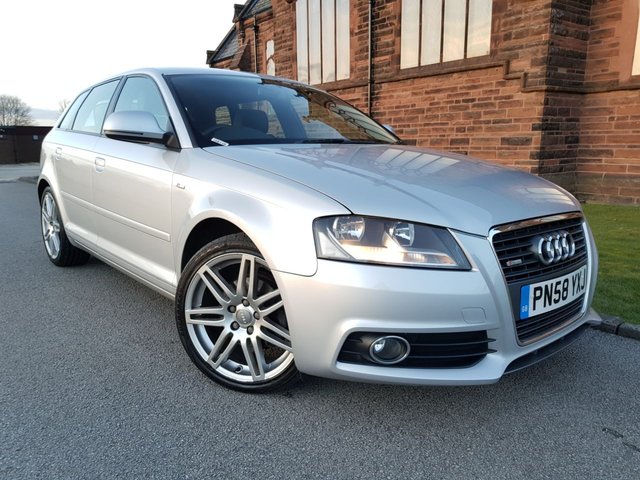 2008 58 Audi A3 2.0 TDI S LINE 5d 138 BHP