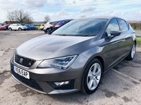 USED 2016 16 SEAT LEON 1.4 ECOTSI FR TECHNOLOGY DSG 5d AUTO 150 BHP **SATELLITE NAVIGATION**