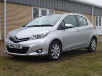 USED 2012 62 TOYOTA YARIS 1.3 VVT-I T SPIRIT 5d 98 BHP www.suffolkcarcentre.co.uk - Located at Reydon