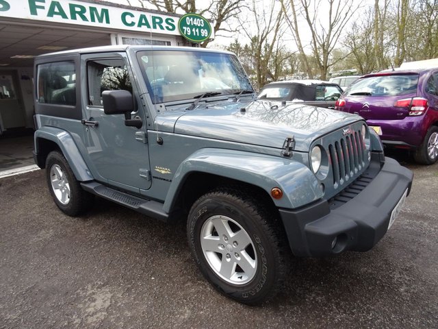2013 63 Jeep Wrangler 2.8 SAHARA CRD 2d AUTOMATIC 197 BHP FOUR WHEEL DRIVE CONVERTIBLE
