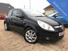 USED 2008 58 VAUXHALL CORSA 1.4 DESIGN 16V 3d AUTO 90 BHP Full Automatic Corsa in metallic black