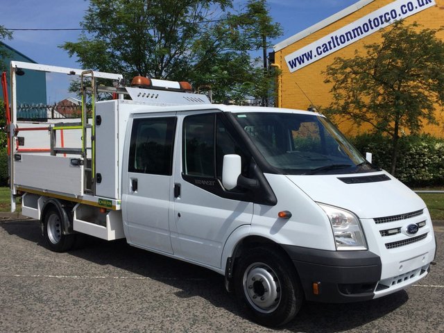 2013 62 Ford Transit 2.2 155 T460 EF D/CAB 7Seat [ TRAFFIC MANAGEMENT ] DRW BHP