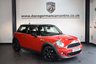 USED 2013 13 MINI HATCH COOPER 2.0 COOPER SD 3DR 141 BHP + FULL SERVICE HISTORY + SATELLITE NAVIGATION + BLUETOOTH + CRUISE CONTROL + DAB RADIO + 17 INCH ALLOY WHEELS +