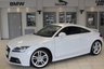 USED 2014 14 AUDI TT 1.8 TFSI S LINE 2d 158 BHP FULL LEATHER SEATS + FULL AUDI SERVICE HISTORY + SAT NAV + XENONS HEADLIGHTS + 18 INCH ALLOYS + AIR CONDITIONING