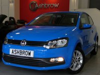 USED 2015 15 VOLKSWAGEN POLO 1.0 SE 3d 60 S/S BLUETOOTH PHONE & MUSIC STREAMING, DAB RADIO, AUX & USB INPUTS, LEATHER FLAT BOTTOM MULTIFUNCTION STEERING WHEEL, MANUAL 5 SPEED GEARBOX, START STOP TECHNOLOGY, 10 SPOKE ALLOY WHEELS, GREY CLOTH INTERIOR, 3x 3 POINT REAR SEAT BELTS, ISO FIX, FOLDING REAR SEATS, ELECTRIC WINDOWS, ELECTRIC HEATED DOOR MIRRORS, REMOTE CENTRAL LOCKING, AIR CONDITIONING, TRIP COMPUTER, CD HIFI WITH SD CARD READER, ILLUMINATING VANITY MIRRORS. &pound;20 ROAD TAX (106 G/KM), 1 OWNER FROM NEW, FULL SERVICE HISTORY