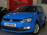 USED 2015 15 VOLKSWAGEN POLO 1.0 SE 3d 60 S/S BLUETOOTH PHONE & MUSIC STREAMING, DAB RADIO, AUX & USB INPUTS, LEATHER FLAT BOTTOM MULTIFUNCTION STEERING WHEEL, MANUAL 5 SPEED GEARBOX, START STOP TECHNOLOGY, 10 SPOKE ALLOY WHEELS, GREY CLOTH INTERIOR, 3x 3 POINT REAR SEAT BELTS, ISO FIX, FOLDING REAR SEATS, ELECTRIC WINDOWS, ELECTRIC HEATED DOOR MIRRORS, REMOTE CENTRAL LOCKING, AIR CONDITIONING, TRIP COMPUTER, CD HIFI WITH SD CARD READER, ILLUMINATING VANITY MIRRORS. &pound;20 ROAD TAX (106 G/KM), 1 OWNER FROM NEW, FULL SERVICE HISTORY
