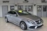 USED 2015 64 MERCEDES-BENZ E CLASS 3.0 E350 BLUETEC AMG LINE 2d AUTO 255 BHP FULL LEATHER SEATS + COMAND SAT NAV + BLUETOOTH + 18 INCH ALLOYS + DAB RADIO + HEATED FRONT SEATS + PARKING SENSORS + LED DAY LIGHT RUNNING LIGHTS